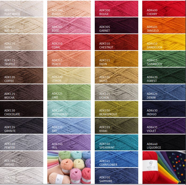 ASHFORD DK 8ply Pure NZ Wool Yarn 500g Weaving Yarns ASHFORD DK